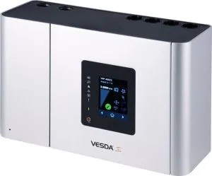 Détecteur par aspiration Vesda-E avec afficheur 3,5" - coffret Aluminium 4 tubes de prélèvement VEU-A10