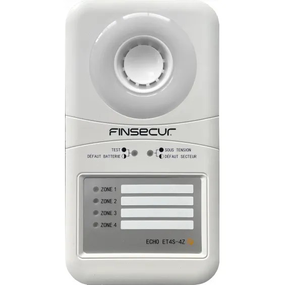 ECHO ET4S-4Z - Centrale d'alarme secteur 4 zones - Gamme ECHO