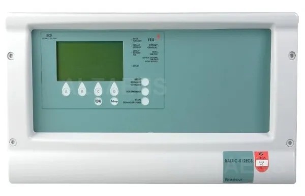 ECS Adressable 512 points 4 lignes bouclées 128 points ou 8 lignes ouvertes 32 points	 livrée avec batteries - Port USB 2 pour connexion vers PC - Coffret rack 19" ou montage en applique - Autonomie 72H - Associé au CMSI PACIFIC