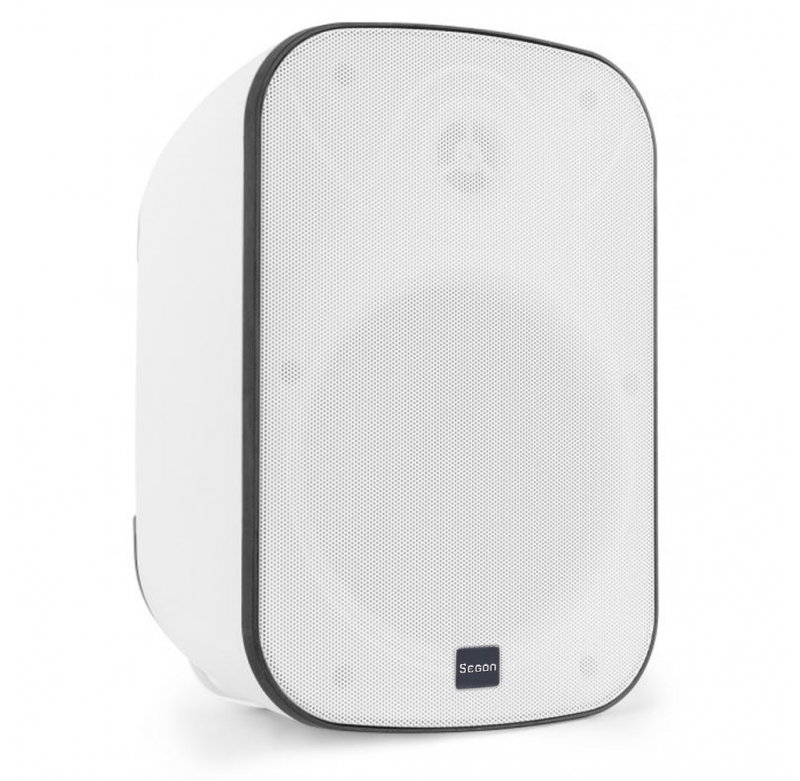 Enceinte murale bass system blanche 40W en 100V et 8 Ohms avec IP66