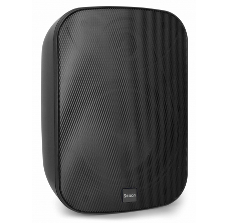 Enceinte murale bass system noire 40W en 100V et 8 Ohms avec IP66