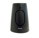 Enceinte bass system suspendue noire 30W en 100V, câble acier, IP66