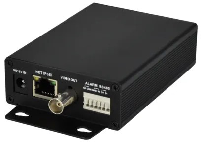 Encodeur IP protocole ONVIF, alimentation par POE ou en 12VDC Permet de récupérer en IP d'ancienne caméra PAL, AHD ou TVI