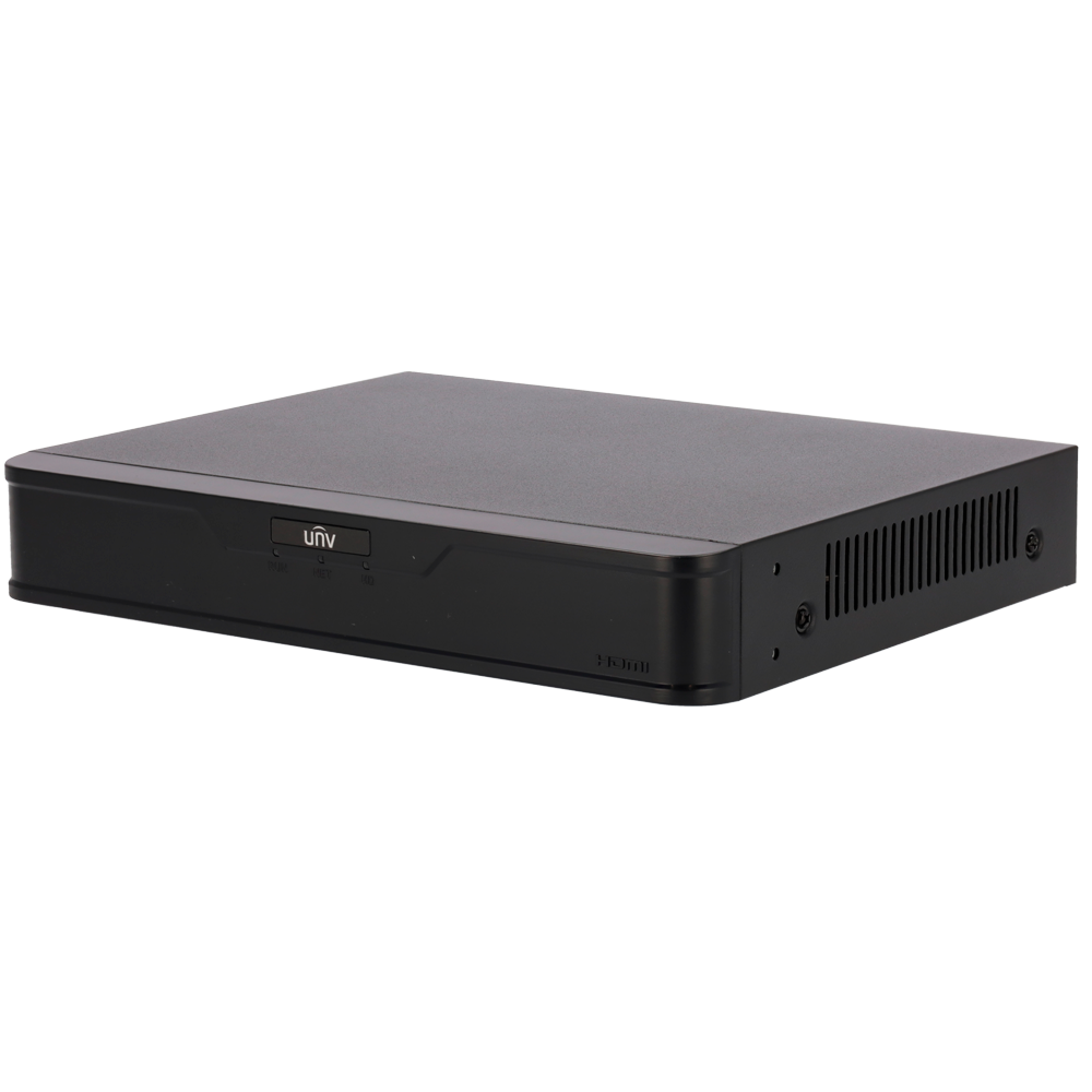 Enregistreur 5n1 - Uniview  - 8 CH HDTVI / HDCVI / AHD / CVBS + 4 extra IP - Audio  - Support 1 disque dur