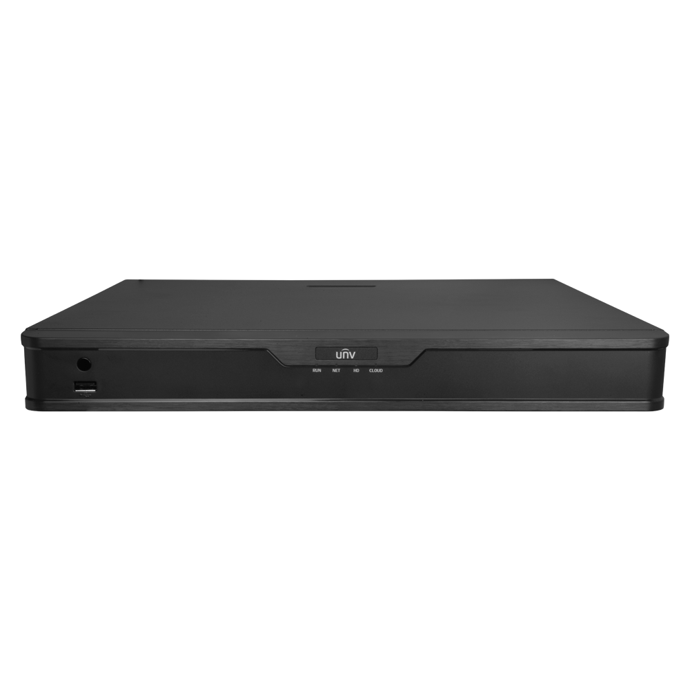 Enregistreur NVR pour caméra IP - Gamme Easy - 32 CH vidéo  / Compression Ultra 265 - 16 canaux PoE - Bande passante 160 Mbps - Supporte 4 disques durs