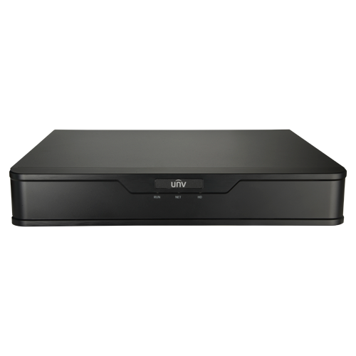 Enregistreur NVR pour caméra IP - Gamme Easy - 8 canaux video PoE / Compression Ultra 265 - Résolution maximale 8 Mpx - Prise en charge des fonctions intelligentes - Support 1 disque dur