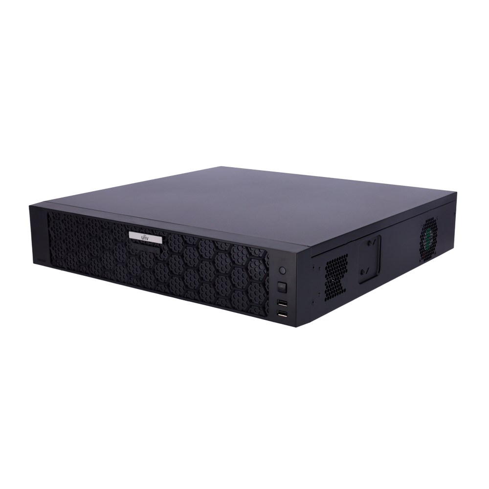 Enregistreur NVR pour caméra IP - Gamme Prime - 64 CH vidéo  / Compression Ultra H.265 - Résolution maximale 8Mpx - Bande passante 320 Mbps - Support 8 disque dur