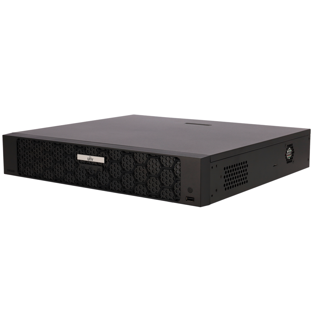 Enregistreur NVR pour caméra IP 16CH vidéo / Compression Ultra265 / 16 PoE Prend en charge SIP jusqu'à 4CH / Reconnaissance facial 4HDD / Prend en charge RAID / Alarmes