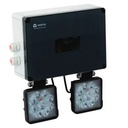 FARO 2100 ST+ Bloc Autonome d'Eclairage de Sécurité (BAES) d'ambiance ou d'anti-panique 100% LED, 2100 lm / 1h / IP65* / IK 08* / SATI - 100% Leds - NF AEAS - Fonction Diag de base (avec TEL300 Vertiv) Consommation 3.7W Bloc à phares 2 têtes orientables
