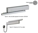 Ferme porte debrayable GR500 FS ARGENT COTE PAUMELLE