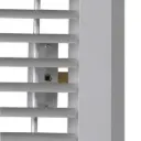 GAAV 725x475 prof+80mm noyau amovible Grille Alu AIRLAM - Grille avec 4 pattes de fixation non percées / Alu Anodisé