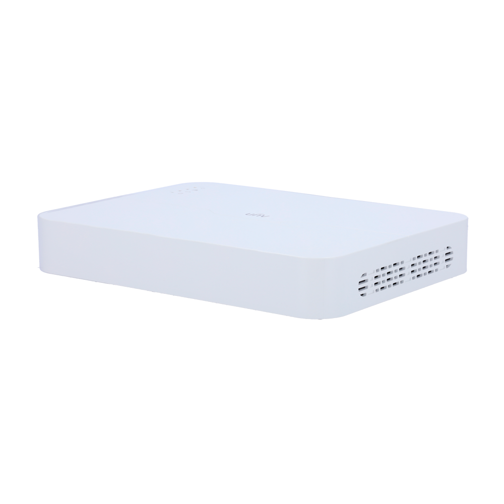 Gamme Prime Enregistreur NVR pour caméra IP 8 CH vidéo / 8 CH PoE Résolution maximale 8Mpx Bande passante 80 Mbps Prise en charge des fonctions intelligentes 