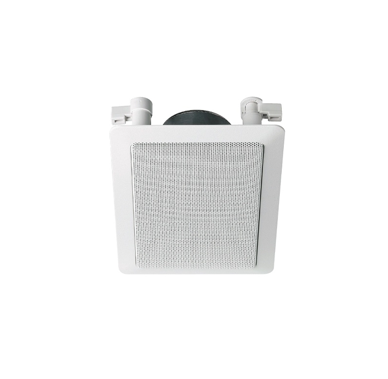 Haut-parleur mur/plafond rectangulaire 2 voies - 15/7,5/4/2/1 Watts/100 Volts