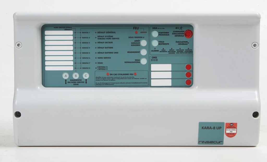 ECS CMSI conventionnel 8 boucles 1 UGA 3 Fonctions CMSI  ET/MT  - avec contrôle de position ou non Kara 8 UP