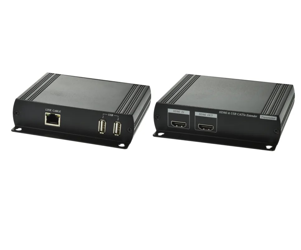 Kit Deport HDMI/USB2 Emetteur+Recepteur - HKM01E-1