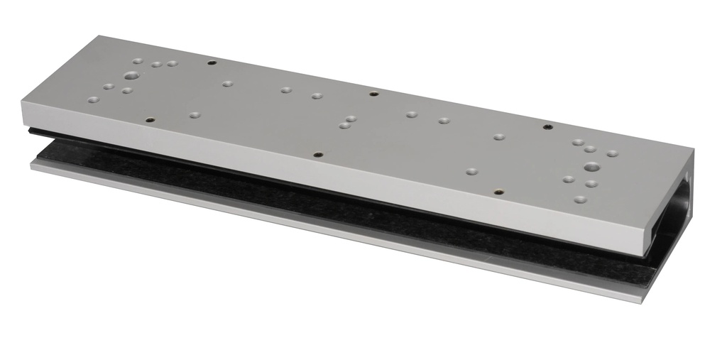 Kit en u pour montage de ventouses/électro-serrures sur porte en verre