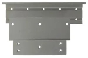 Kit Z ajustable et L, pour les ventouses électromagnétiques de la série EMS1200 sur porte porte tirante