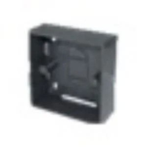 Kit d'installation moniteur sans boite encastrement 67 Noir profondeur 16mm. Vis inclus 