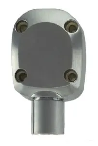 Kit embouts métal, pour passage de câble série DLV  (La paire d'embouts avec les vis)