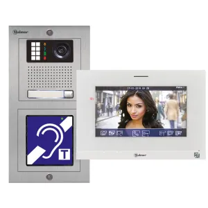 Kit vidéo ERP BUS 2 fils G2P NEXA INOX Moniteur 7 ART7 