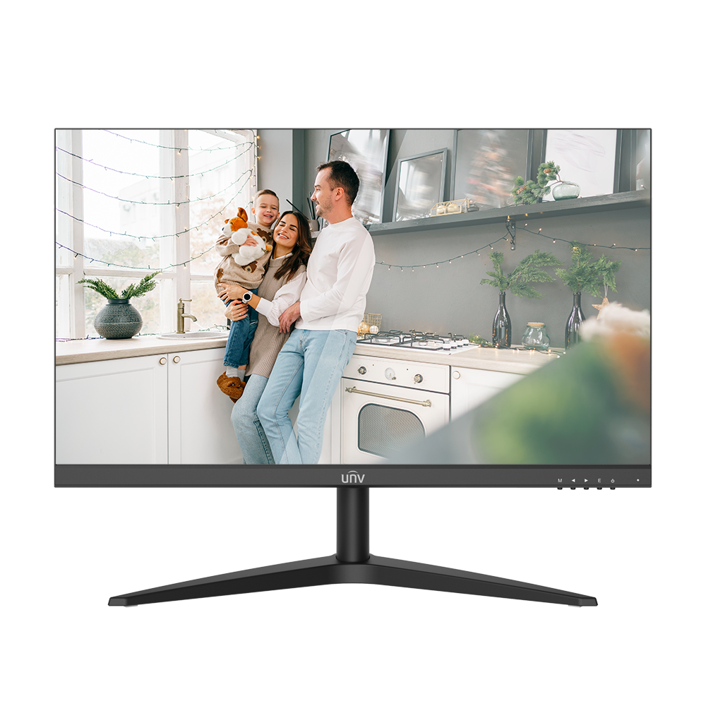 Moniteur LED 22" Full HD Conçu pour la vidéosurveillance Format 16:9 1xHDMI, 1xVGA Résolution 1920x1080 Support VESA 100x100 mm