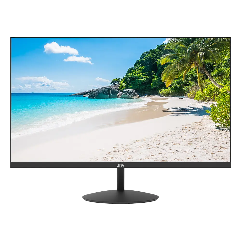 Moniteur LED 24" Full HD Conçu pour la vidéosurveillance Format 16:9 1xHDMI, 1xVGA Résolution 1920x1080 Support VESA 100x100 mm