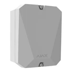 Multitransmetteur radio Jeweller sans fil 868 MHz Jusqu'à 18 entrées d'alarme et de sabotage câblées Alarme configurable en NO, NC ,EOL ,2EOL, 3EOL, Double tamper anti-ouverture Double sortie d'alimentation 12V / 1A Portée radio CL 2000 m