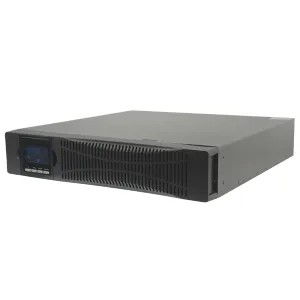 Onduleurs en ligne pour installation en rack ou en tour Puissance 2000VA/1800W 2 sorties SAI/UPS protégées Temps de charge 4h 90% Hot swappable 4 batteries au plomb-acide scellées (incluses)