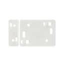 Pack de 10 entretoises pour transmetteur, 10 entretoises pour barreau magnétique et 20 chevilles de fixation pour contact magnétique radio micro poli.blanc.