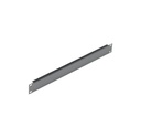 Plaque vierge acier noir 19", 1U Plaque vierge acier