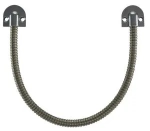 Passage de câble DL, pose en applique, longueur 30 cm, Ø extérieur 9 mm / Ø intérieur 7 mm, Gaine en acier inoxydable