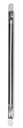 Passage de câble DLM, pose à encastrer, longueur 479 mm, Ø intérieur 10,4 mm, pour ouverture porte 180°