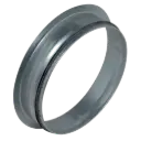 Piquage equerre sur plat galva +joint - d125