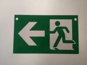 Pictogramme double à clipser "Flèche gauche ou droite" pour accessoires Drapeau SS-DB & SS-DBE