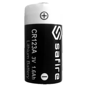 Pile Lithium CR123 SAFIRE 3V 1600 mAh