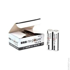 Pile alcaline LR6 - AA Nx-Power Tech 1.5V 3.4Ah  boite de 10 