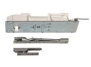 Kit Complet pivot linteau GRL200-3 BI-TENSION pour portes double action asservi à la détection incendie. Alimentation par le CMSI en 24V/48V . Conforme à la NFS61937-2. Vitesse de fermeture et à-coup final réglable. PLAQUE 90 mm  + BRAS DU HAUT + PLATINE BASSE AVEC CRAPAUDINE MONTAGE FRONTAL