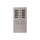 Platine aluminium HAUT-RISQUE audio 10 appels 2 rangées
