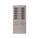 Platine aluminium HAUT-RISQUE audio 14 appels 2 rangées