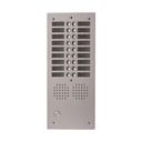 Platine aluminium HAUT-RISQUE audio 18 appels 2 rangées