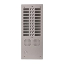 Platine aluminium HAUT-RISQUE audio 20 appels 2 rangées