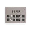 Platine aluminium HAUT-RISQUE audio 20 appels 4 rangées