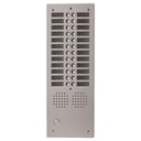 Platine aluminium HAUT-RISQUE audio 24 appels 2 rangées
