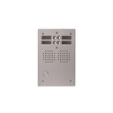 Platine aluminium HAUT-RISQUE audio 4 appels 2 rangées