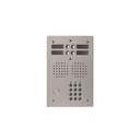 Platine aluminium HAUT-RISQUE audio 4 appels 2 rangées avec clavier