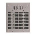 Platine aluminium HAUT-RISQUE audio 48 appels 4 rangées