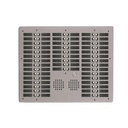 Platine aluminium HAUT-RISQUE audio 78 appels 4 rangées