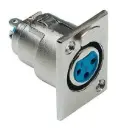 Prise XLR 3P Femelle chassis Prise XLR