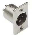 Prise XLR 3P Mâle chassis Prise XLR