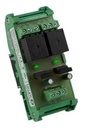Module relais rail DIN, 12-30V AC/DC, 2 relais, 2 LEDs d'état, Maximum 250V AC / 10A - 30V DC / 10A